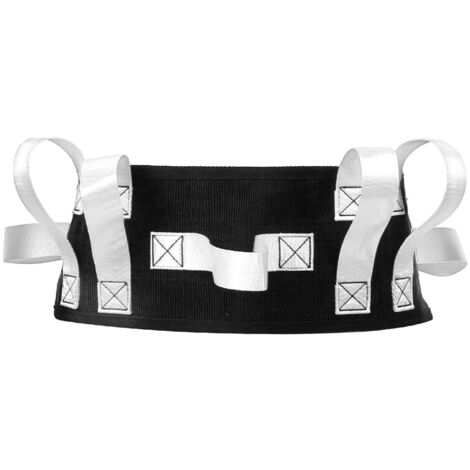 Ceinture de soutien lombaire pour personnes âgées - Aide à la marche et au transfert en toute sécurité - Blanc