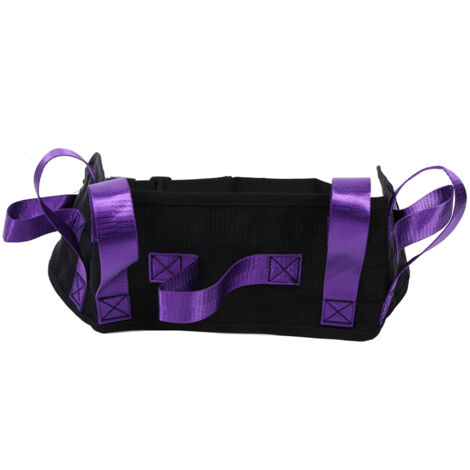 Ceinture de soutien lombaire pour personnes âgées - Aide à la marche et transfert sécurisé - Violet