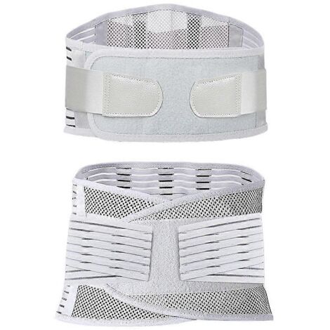 Ceinture de soutien lombaire respirante 2024 avec sangles de maintien de la taille pour l'exercice, la musculation et le fitness