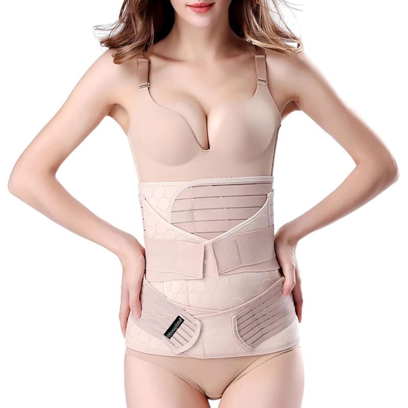 Ceinture de soutien post-partum 3 en 1, ceinture de r&eacute;cup&eacute;ration