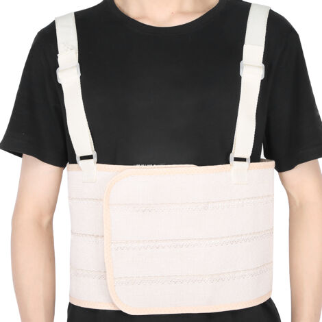 Ceinture de soutien thoracique ajustable pour fracture de côte, protecteur lombaire respirant
