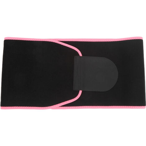 Ceinture de sport pour running - Bande abdominale gainante et protectrice (Taille M) - Rose