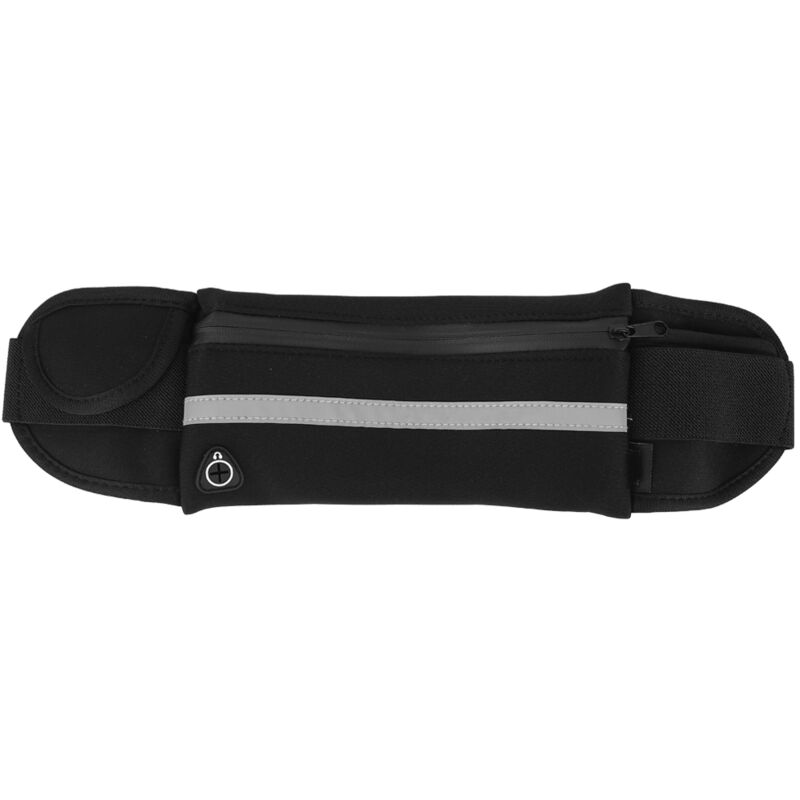 Ceinture de sport respirante imperméable avec poche téléphone 6 pouces, bande réfléchissante multifonction pour hommes et femmes, sac banane running.