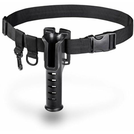 Ceinture de support de canne à pêche à la taille Porte-canne à pêche en plein air pour cannes à lancer et à lancer,