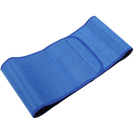 Ceinture de taille ajustable et respirante pour affiner et soutenir l'abdomen - Modèle bleu