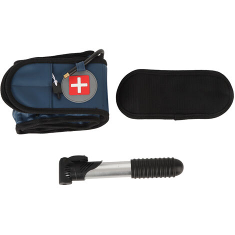 Ceinture de Traction Lombaire Inflatable pour Réduire la Pression - Support Dorsal avec Pompe à Main Bleu