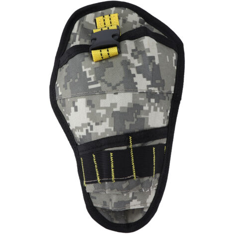 Ceinture de travail camouflage pour perceuse et tournevis, pochette outil en toile Oxford multifonction