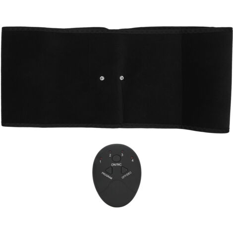 Ceinture d'entraînement abdominal en tissu sans gel pour exercices de fitness à domicile