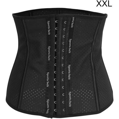 Ceinture d'entraînement fitness en latex pour brûler les graisses et affiner la silhouette - Taille XXL