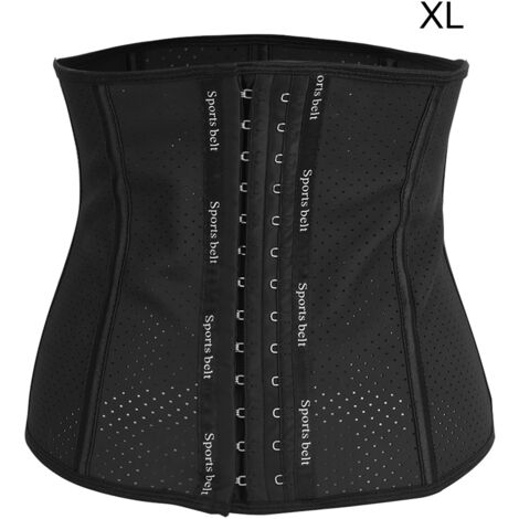 Ceinture d'entraînement fitness en latex pour brûler les graisses et affiner la taille - Modèle XL