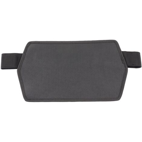 Ceinture d'entraînement pour fessiers avec poids, renforcement musculaire et exercices de hip thrust, idéale pour le fitness et la musculation, couleur noire.