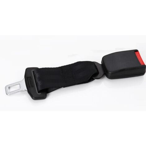Ceinture d'extension de ceinture de sécurité de voiture pour femmes enceintes ceinture d'extension de graisse 23cm (noir)