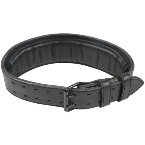 Ceinture d'haltérophilie ajustable pour hommes et femmes - Support lombaire pour soulevé de terre et squat - Noir