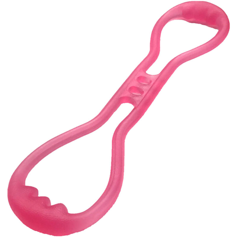 Ceinture élastique en silicone extensible à huit caractères, anti-poussière multifonction, rose