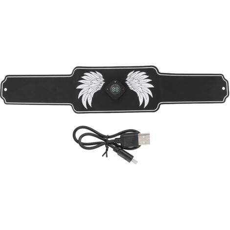 Ceinture électro-stimulante abdominale pour affiner la silhouette et renforcer les muscles - Noir