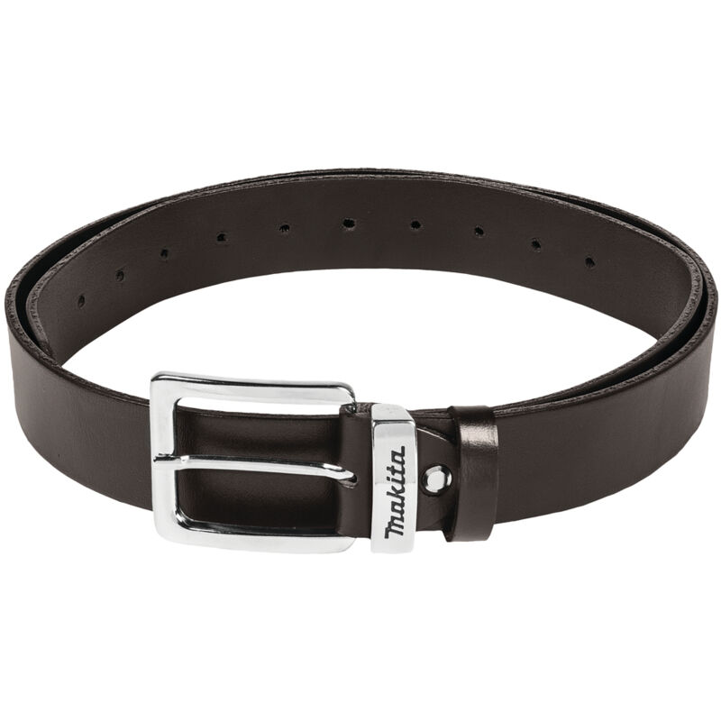 Ceinture en cuir brun gr.m