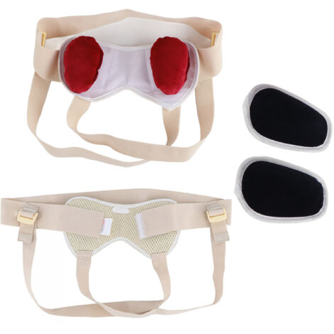 Ceinture herniaire inguinale pour adultes et personnes âgées, support inguinal avec coussin gonflable.