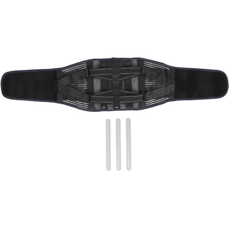 Ceinture lombaire ajustable et respirante pour le dos - Soutien lombaire avec coussin amovible pour hommes et femmes - Taille XL