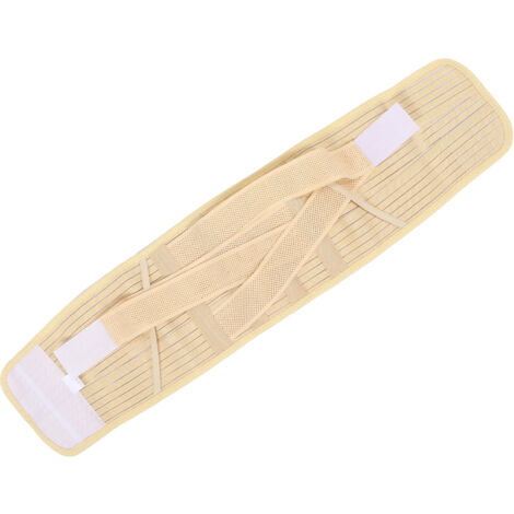 Ceinture lombaire ajustable pour le mal de dos, maintien dorsal confortable et respirant.