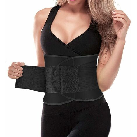 Ceinture Lombaire de Maintien - Double Ajustement Traction Bande Dorsale, Soulage la Douleur, Sciatique, Hernie Discale (XL)