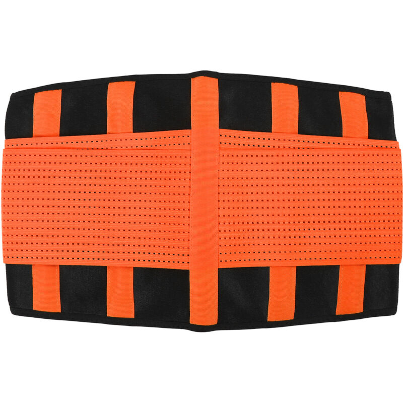 Ceinture lombaire légère, portable et respirante pour le soutien et la protection du dos - Orange