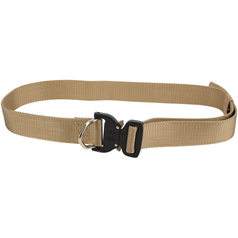 Ceinture militaire réglable en nylon pour pantalons de treillis et d'entraînement, longueur 125cm, couleur kaki