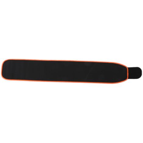 Ceinture minceur femme en néoprène ajustable - Bande abdominale sportive pour ventre plat - Couleur orange et noir