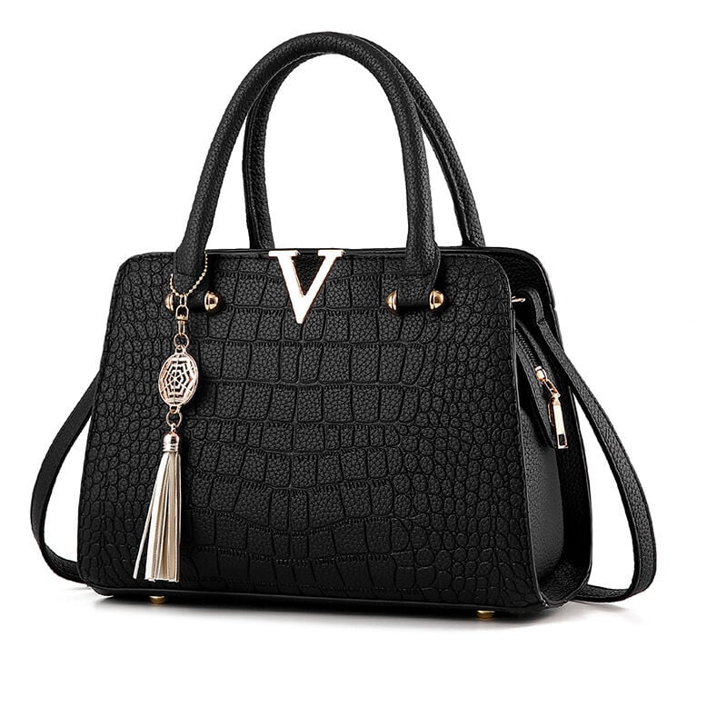 Rapanda - Ceinture porte-outils, Boîte à outils, Sac à main imprimé crocodile, noir