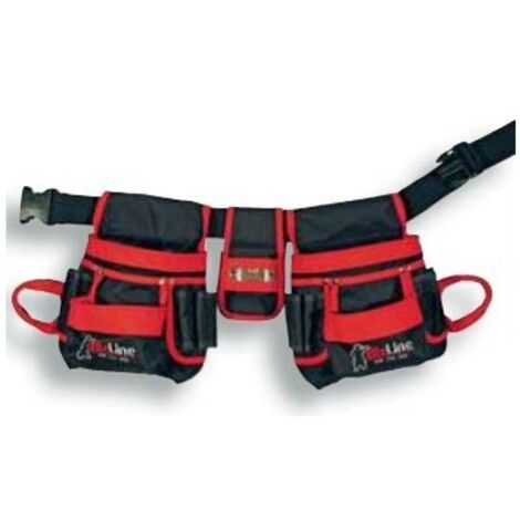 Ceinture porte-outils en polyester 600 deniers – Longueur réglable jusqu'à 115 cm – 2 poches pour outils et vis – Accès rapide et organisé – Bizline