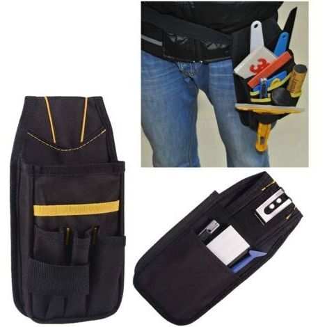 Ceinture Porte Outils,Pochette à outils,Petite Sacoche à outils avec ceinture en nylon réglable,imperméables pour technicien,constructeur, technicien de maintenance,famille