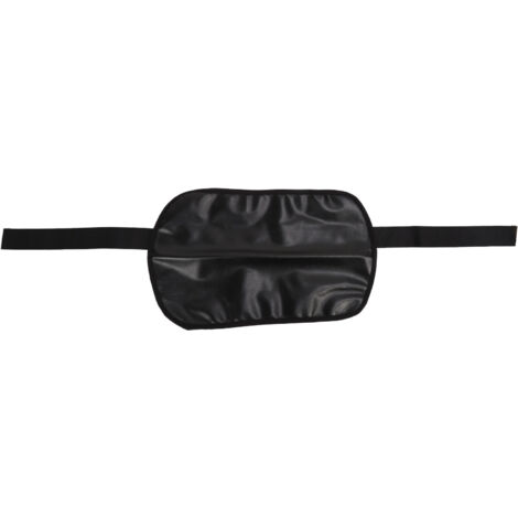 Ceinture pour Hip Thrust en Cuir PU à Scratch, Bande Portable pour Pont Fessier, Entraîneur de Musculation pour Fessiers - Noir