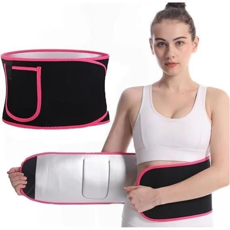Ceinture Sudation Homme Femme, N&eacute;opr&egrave;ne Ceinture de Sudation, R&eacute;glable Ceinture