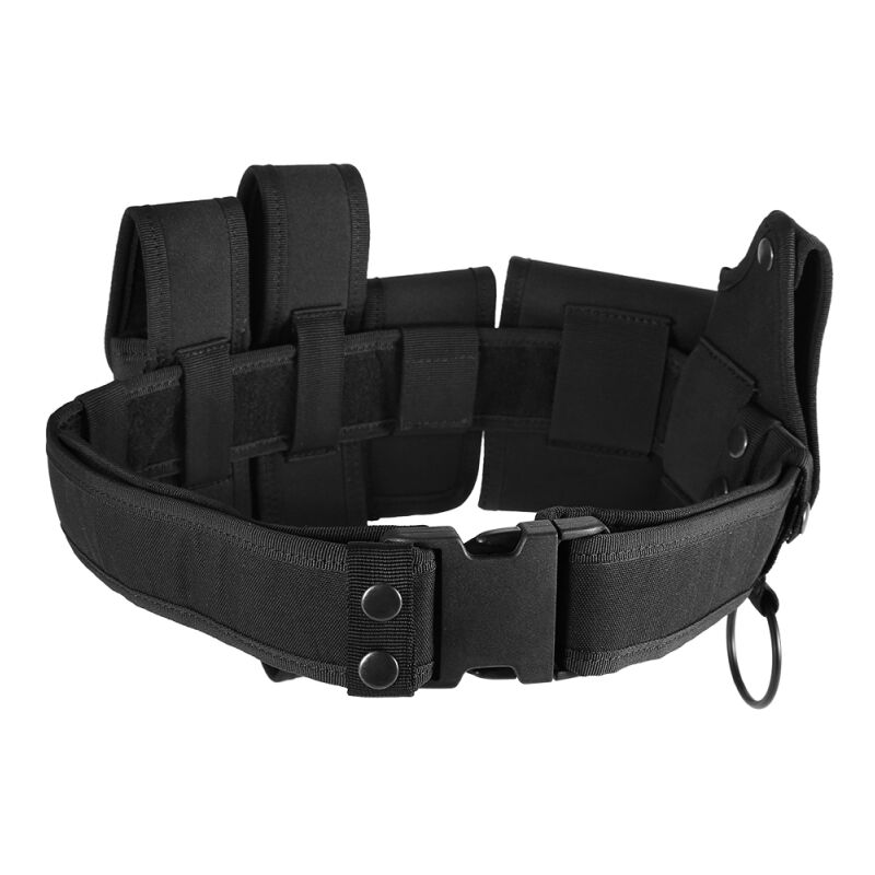 Lifcausal - Ceinture tactique d'extérieur Lixada Équipement modulaire d'application de la loi Sécurité de la police Ceinture utilitaire militaire