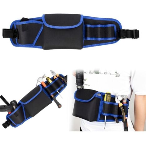 Ceinture Travail Porte Outils Ceinture Bricoleur Ceinture Charpentier Ceinture Porte Outillage Professionnelle en Toile Imperméable pour Bricolage Jardinage Électricien