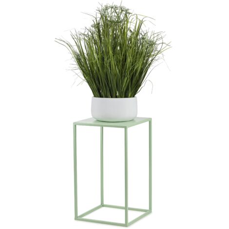 Celadonfarbener Stehblumenständer 40 cm