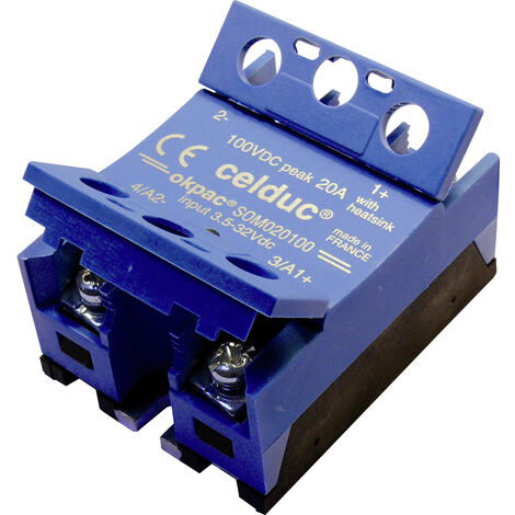 Celduc Halbleiterrelais SOM040100 40 A Schaltspannung (max.): 60 V/AC, 60 V/DC  1 St.