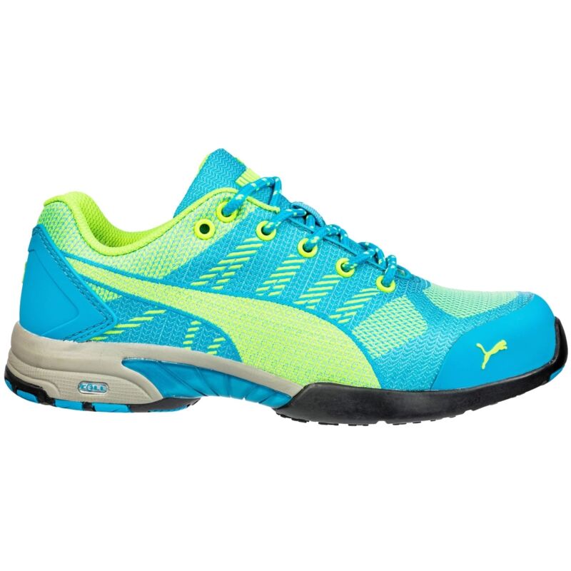 Puma Safety Shoes - Chaussures de sécurité basses Celerity Knit blue low wns S1P hro src - bleu/vert 37