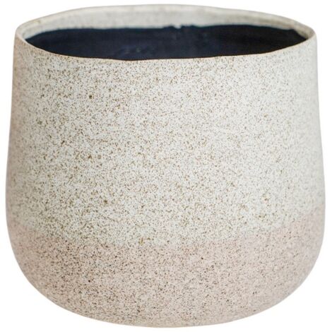 Celeste Planter - Ceramic - L21 x W26 x H26 cm - Cream