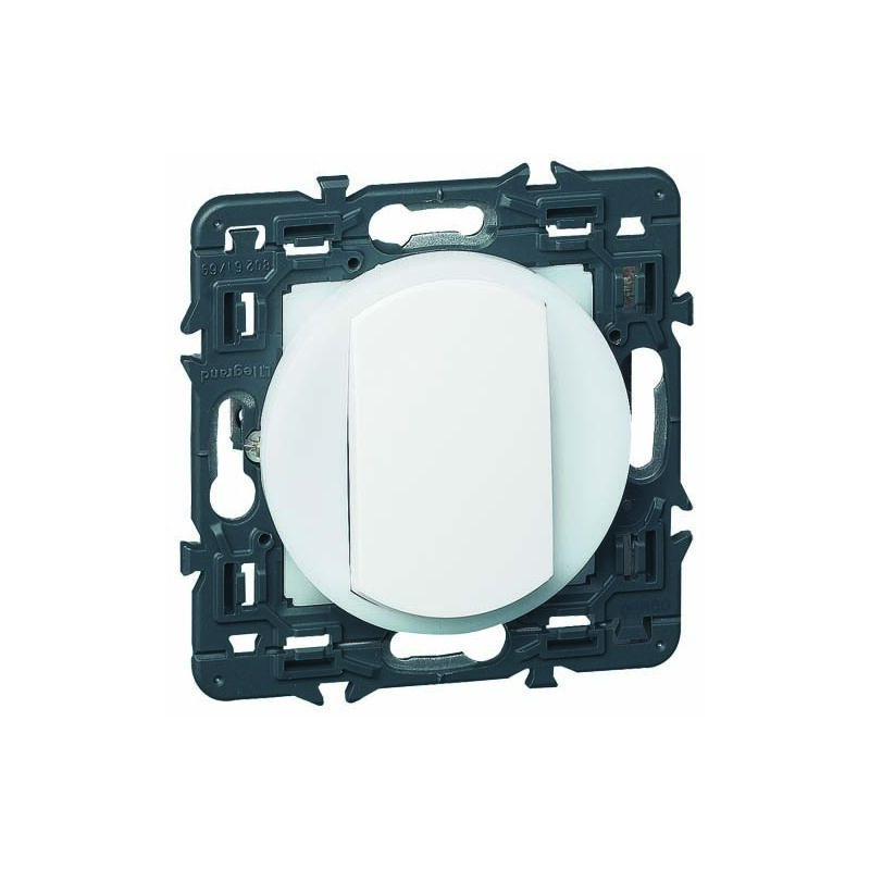 Interrupteur va et vient 10A à couronne lumineuse à composer - Céliane - Blanc Legrand