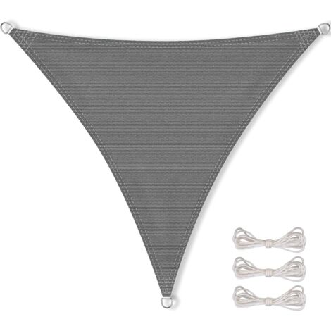 CelinaSun Voile d'ombragePare-Soleil Jardin Balcon Polyéthylène HDPE Respirant Triangle 4,6 x 4,6 x 4,6 m Anthracite