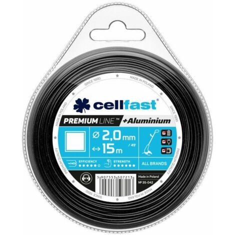 Cellfast Brusher thread PremiumSquare 2,4 mm 70 m