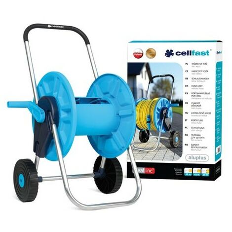 CELLFAST - DÉVIDOIR SUR ROUES, NU - ALUPLUS - 1/2" - 60 m