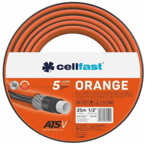 CELLFAST GARTENSCHLAUCH ORANGE 3/4" 50m
