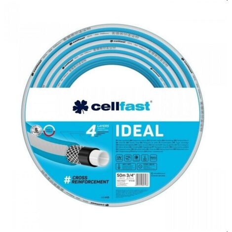 Cellfast IDEAL Tubo da giardino blu, durevole e flessibile