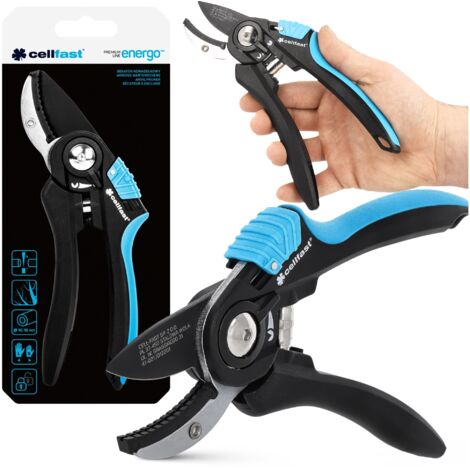 Cellfast Sécateur Ergo™ 41-021 - Ergonomique - Coupe Précise - Poignée Antidérapante