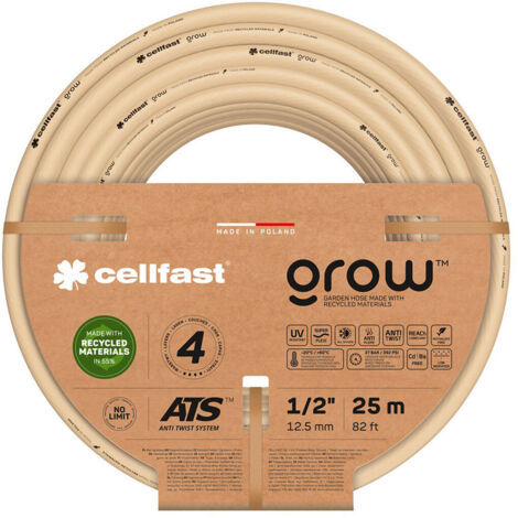 Cellfast Tubo da Giardinaggio Beige 15 m 12,5 mm