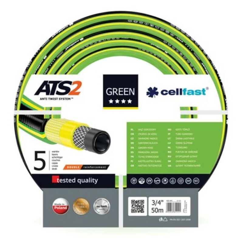 Tuyau d'arrosage - green ATS2™ - 3/4 - 50 m - Cellfast