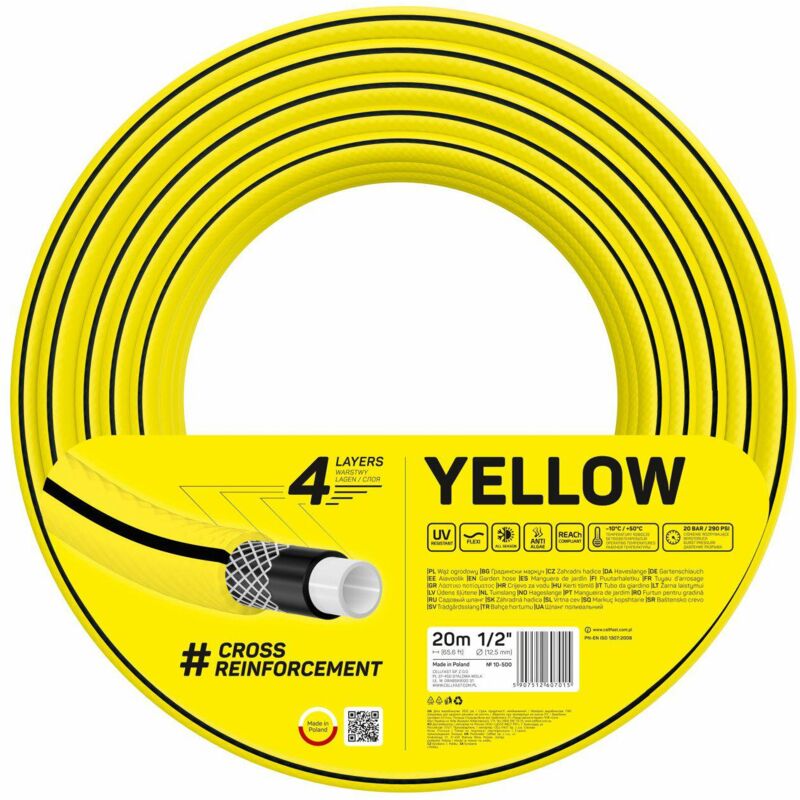 Cellfast - wąż ogrodowy yellow rozmiar : 5/8' długość : 30m