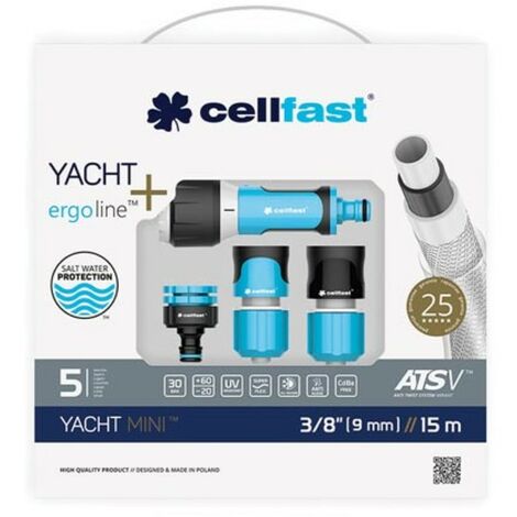 Cellfast Yacht Mini tuyau d'arrosage 15m diamètre 9mm