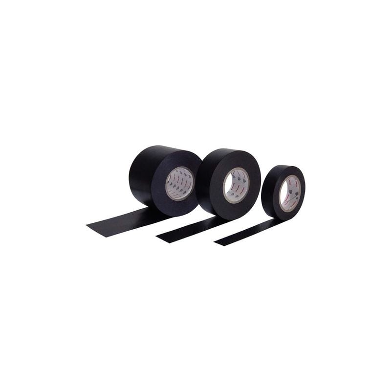 No. 128, dimensions 25M x 50MM x 0,15MM (longueur x largeur x épaisseur), noir, ruban d'isolation électrique en pvc - Cellpack